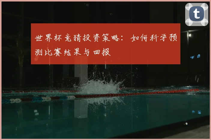 世界杯竞猜投资策略:如何科学预测比赛结果与回报