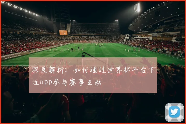 深度解析：如何通过世界杯平台下注app参与赛事互动